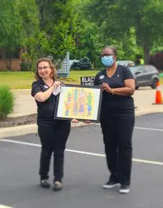 McGregor PACE employees at Black Lives Matter protest