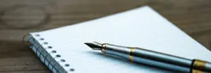 pen and journal