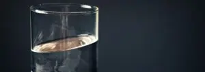 glass of water