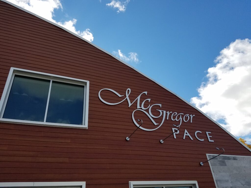 Pace facade with logo | McGregor PACE