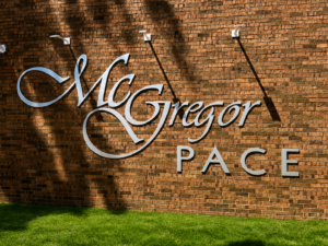 PACE logo on Forest Hill bldg | McGregor PACE